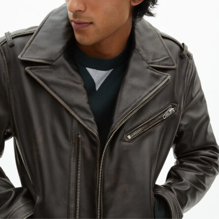 Neu Hide Leather Biker Jacket – Inspired by Iconic Moto Styles - Image 3