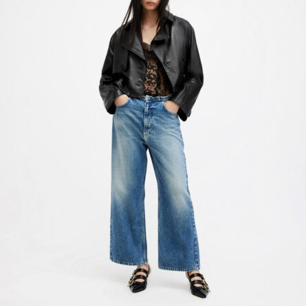 Neu Hide Hendry Cropped Leather Trench (Inspired) - Image 8