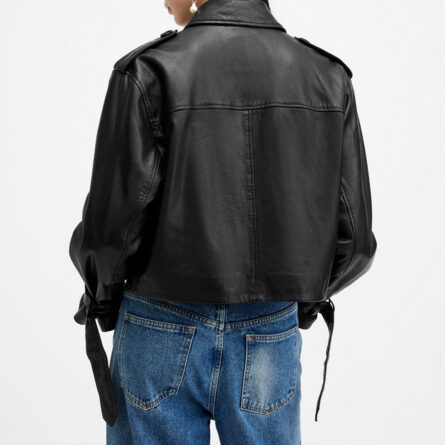 Neu Hide Hendry Cropped Leather Trench (Inspired) - Image 6