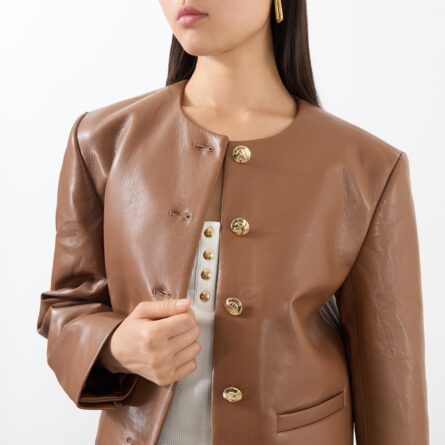 The Rivera Sheep Leather Jacket - Image 3