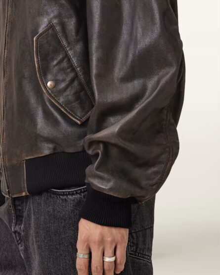 Marco Oversized Leather Bomber – Neu Hide Edition - Image 3